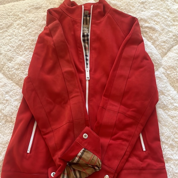Burberry Suede Jacket. Size 6 US. New! - Picture 6 of 9